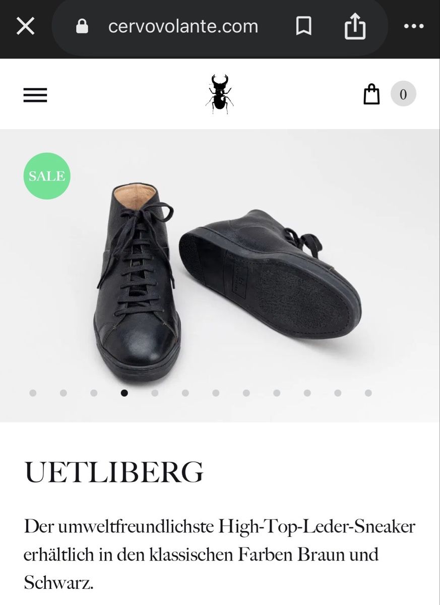 Scarpe da uomo: Cervo Volante Hirschleder Sneaker schwarz – Nuovo (secondo la descrizione) da Aarau venduto da Pelierr 8