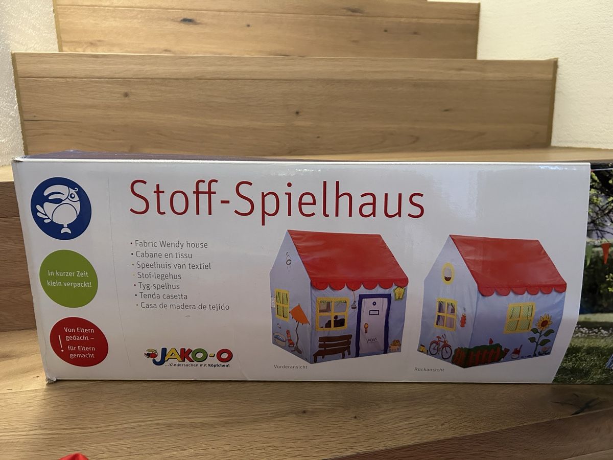 Casette per bambini: Spiel-Haus aus Stoff – Usato da Ebmatingen venduto da Chrugeli2002 1