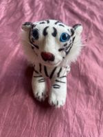 Weisser Tiger Stofftier Plüschtier Kuscheltier klein Kinder
