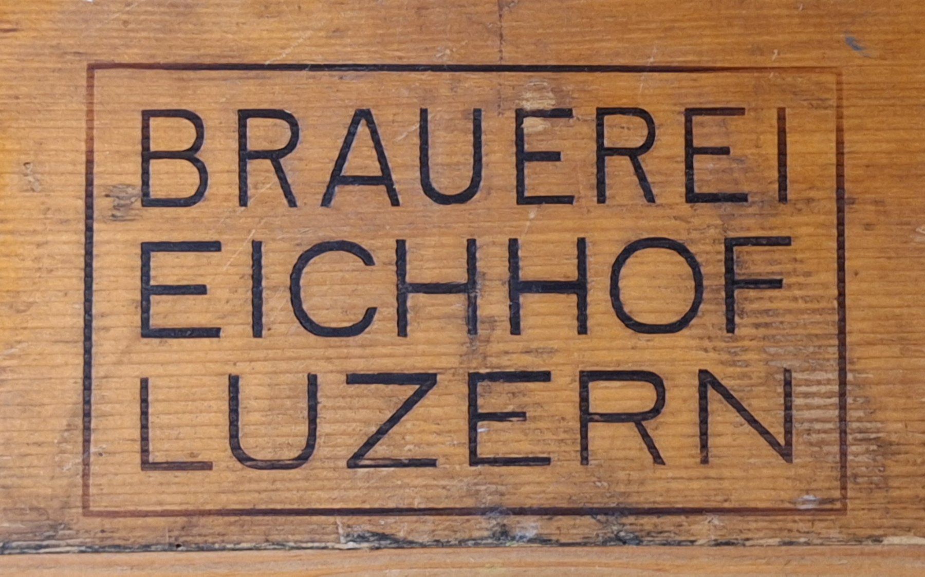 Casse di vino e birra: Bierharassen Eichhof 3 Stk. ca. 1960 – Usato da Sempach Station venduto da odilre 8