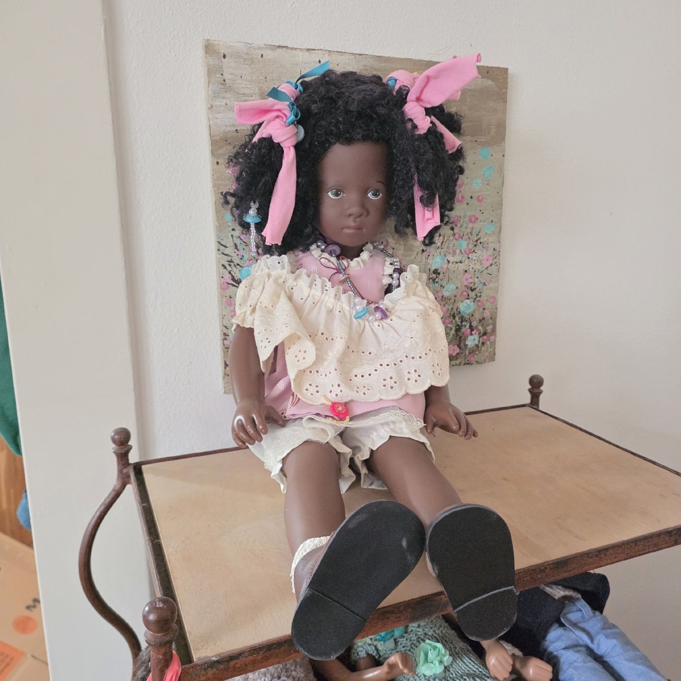 Poupées: Sylvia Natterer grosse 70 cm Sitzpuppe – D'occasion à Rheinfelden par Danielamazzi 2