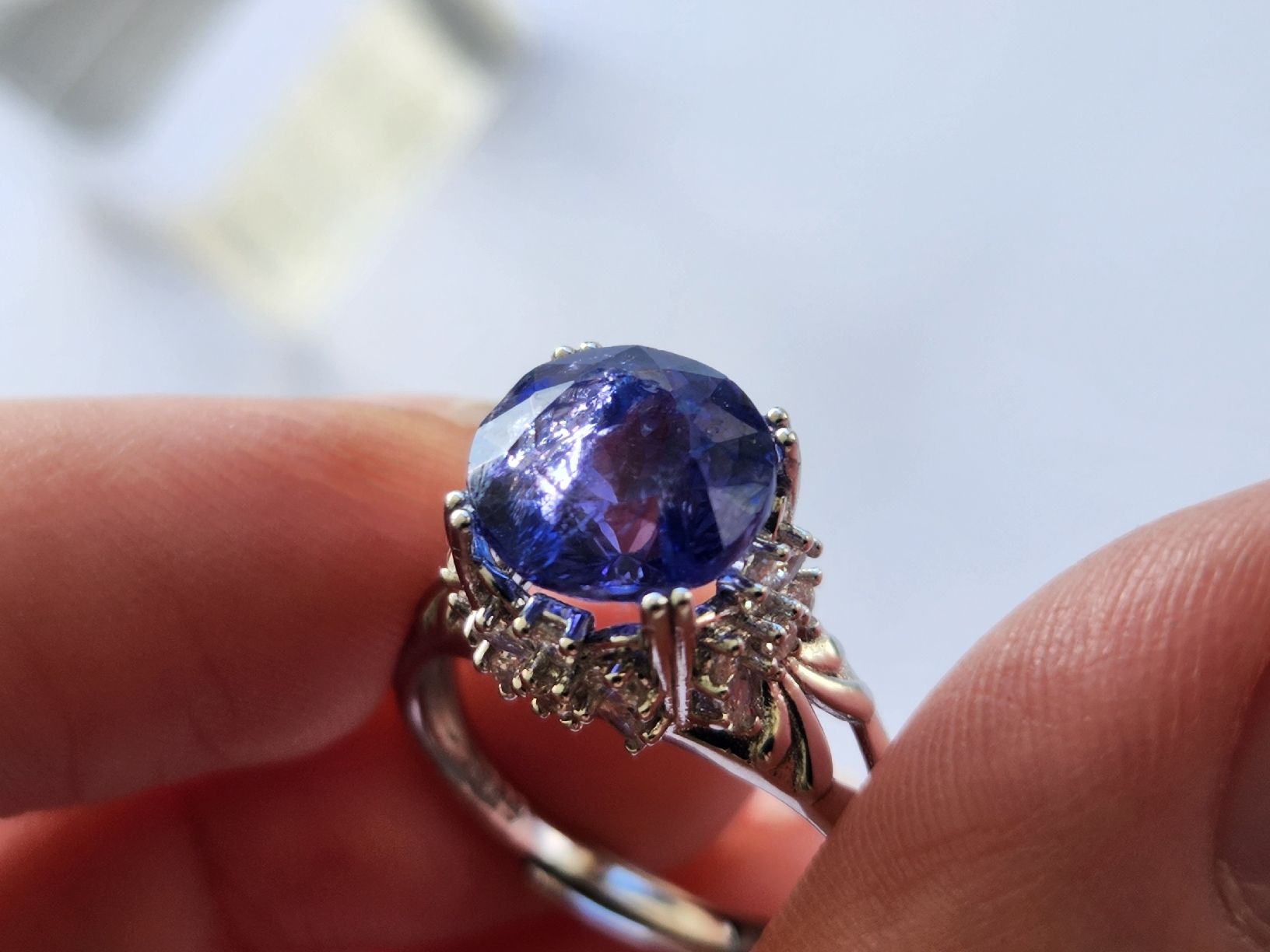 Anelli: Einzigartiger grosser Tansanit Ring, Silber 925, ca. 55 – Nuovo (secondo la descrizione) da St. Gallen venduto da GIULESGG 4