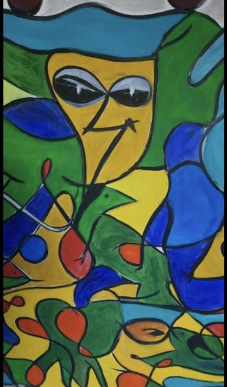 Gemälde: Gemälde " Zirkus des Lebens " handmade 90×120 – Neu (gemäss Beschreibung) aus Riehen von Steinbock1970 2