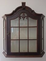Barock Hängevitrine Holz - Wandvitrine - Sprossentür