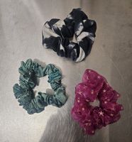 3 x Haarknirschen in einer Vielzahl von Mustern/Farben