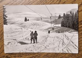 Adelboden, Skilift Tschentenalp Schwandfeldspitz 1959