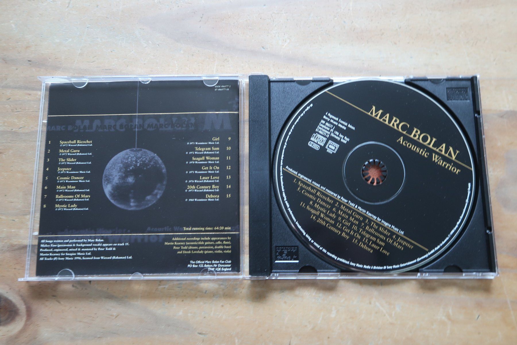 CD: MARC BOLAN - ACOUSTIC WARRIOR - T. REX - CD – Usato da Basel venduto da Patiscat 3