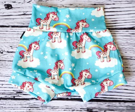 Kurze Hose mit Einhorn 74/80 NEU