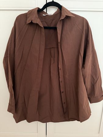 Braune Herbst Bluse von Happiness, Gr. 40, Top Zustand!