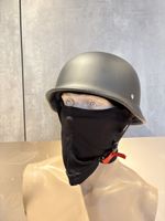 Motorradhelm Jethelm Chopper Grösse M ECE DOT schwarz matt