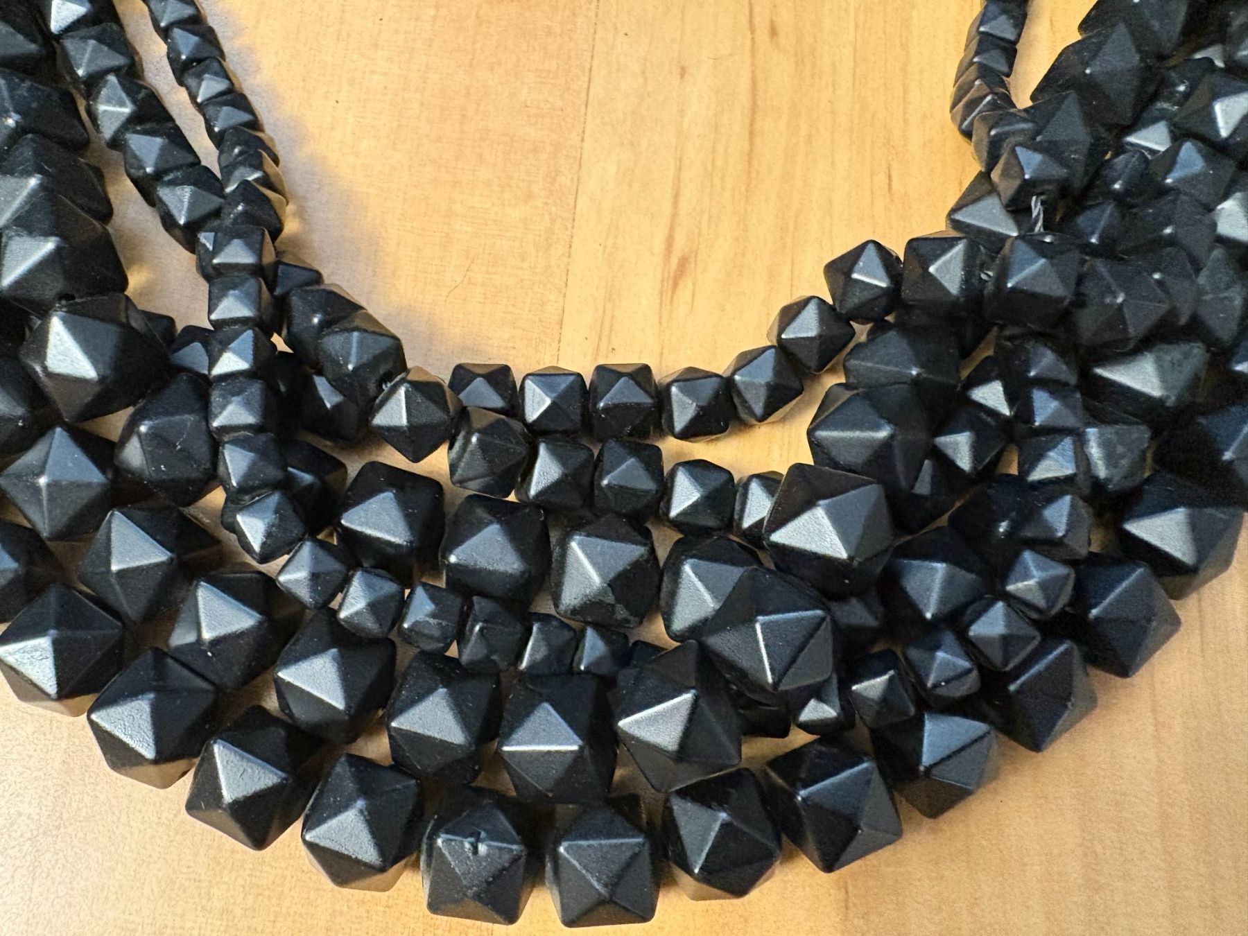 Catenine: Schwarze Statement-Kette – Nuovo (secondo la descrizione) da Willisau venduto da ani_gtk8 1