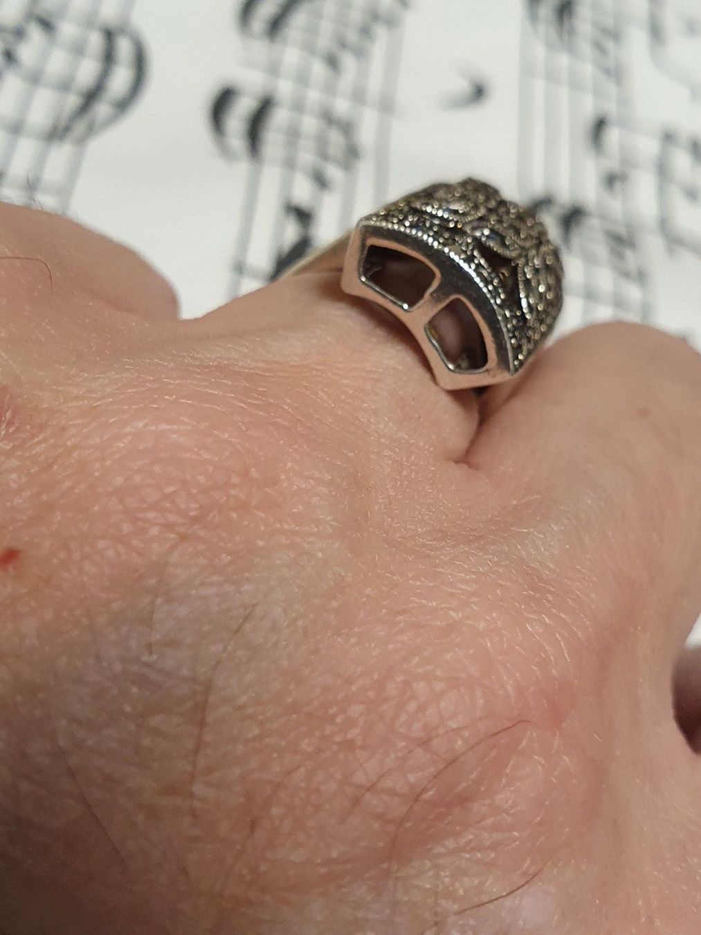 Ringe: Tolle Silberschmiede-Kunst: Opulenter – Gebraucht aus Wohlen AG von palmsprings 5