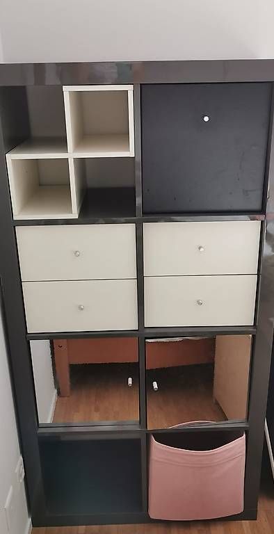 Ikea Scaffali: Etagère grise laquée et accessoires  de rangement – Usato da Chêne-Bougeries venduto da Carreaublues