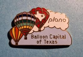 Ballon Pin Plano Balloon Capital of Texas