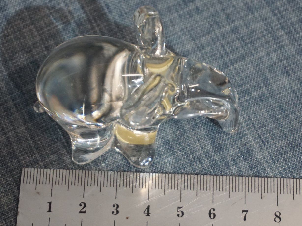 Statuette: Glas Elefant Deko Figur 🐘 – Nuovo (secondo la descrizione) da Diessbach b. Büren venduto da Crocharry 2