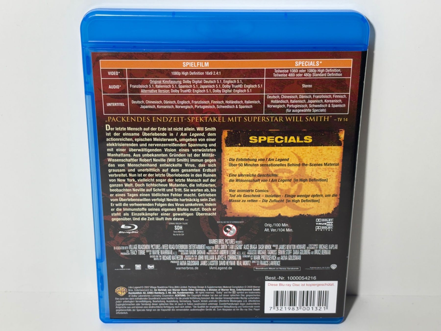 Tous les DVDs: I am Legend Blu Ray – D'occasion à Wilderswil par Sstriker 1