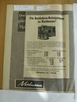 Nordmann, Solothurn Werbungsinserat 1955