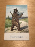 Antike Postkarte, Bärenkarte K. Gehri, 1922