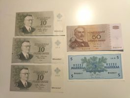 Finnland - Banknotensammlung