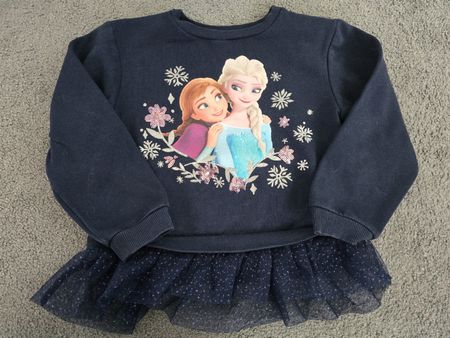 Disney Frozen Pullover dunkelblau Grösse 110-116