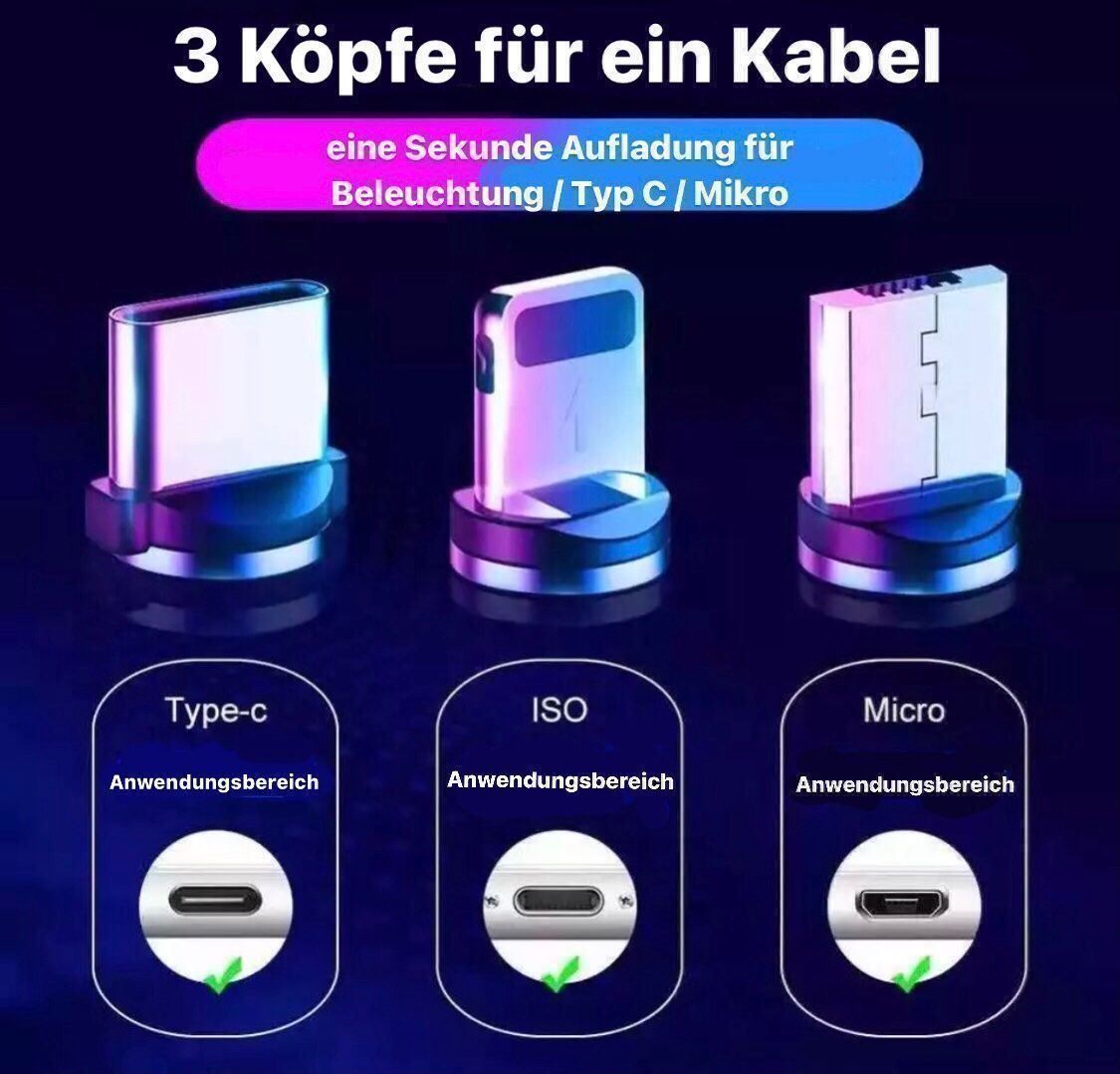 Caricabatterie: Smartphone Ladekabel 3 in 1 – Nuovo e nell'imballaggio originale da St. Gallen venduto da Alesha_Shop