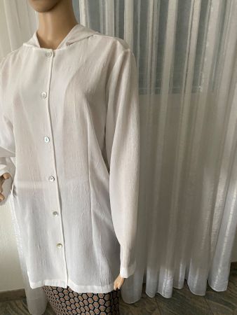 perfekter Auftritt - spezielle Kapuzen-Jacke, weiss, Gr. L