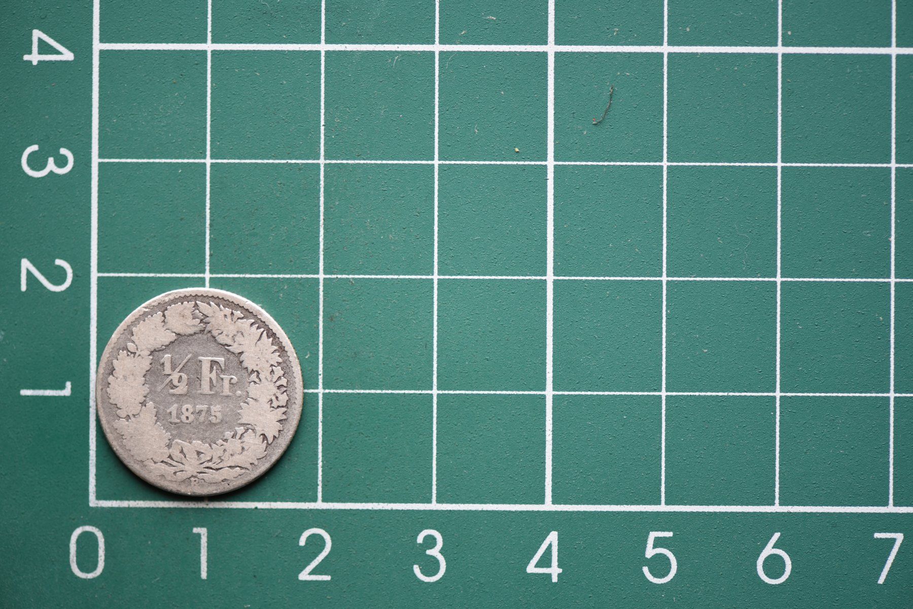 Tutti le monete: 835er silber 50 rappen 1875 – Usato da Laupen BE venduto da Gufi57