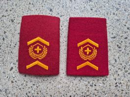 Gradabzeichen Patten Set Artillerie 