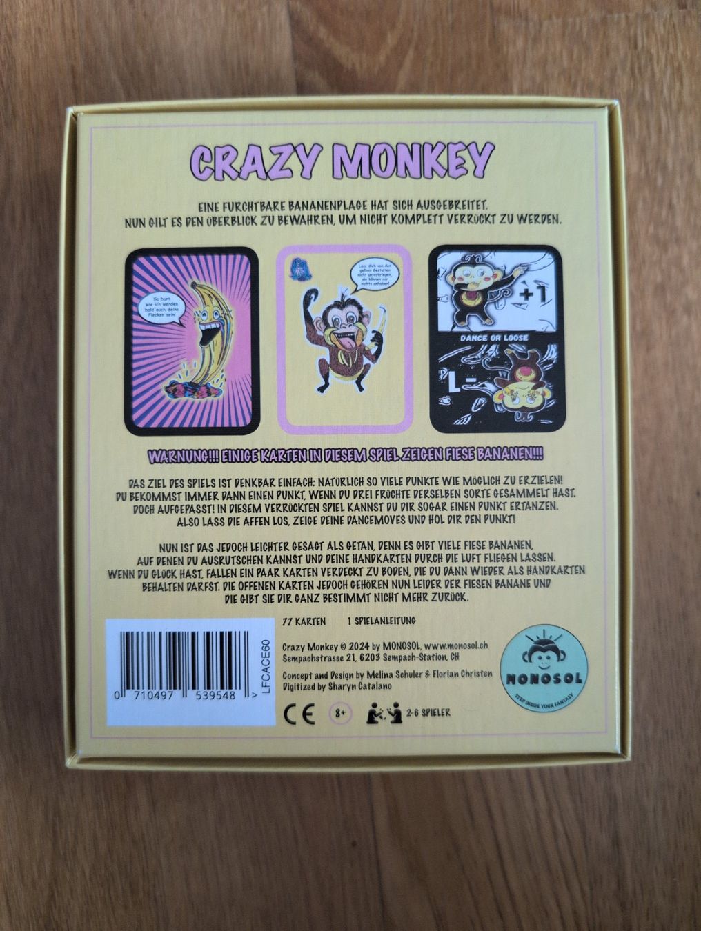Jeux: Crazy Monkey Kartenspiel | wie neu – D'occasion à Hunzenschwil par nil_8hzy 1