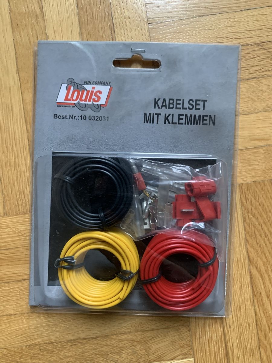 Cavi: Kabelset mit Klemmen Louis – Nuovo (secondo la descrizione) da Bassersdorf venduto da Eve_295