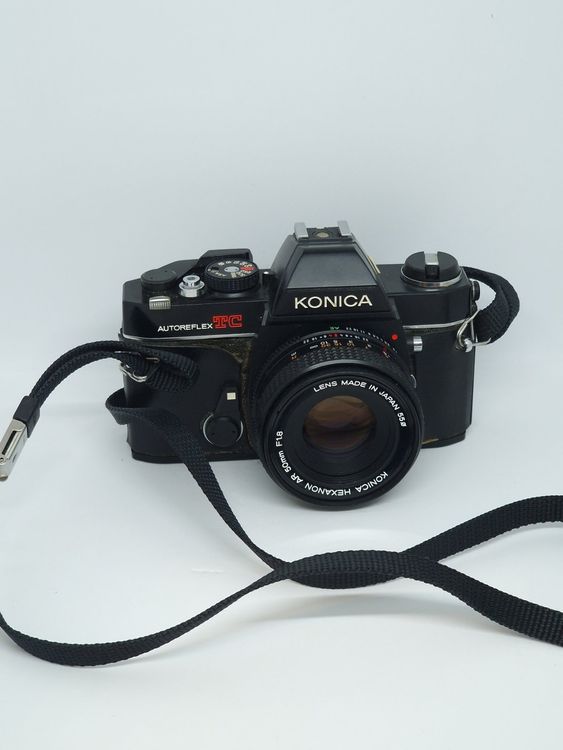 Konica Autoreflex TC mit lens 50mm F1.8 2