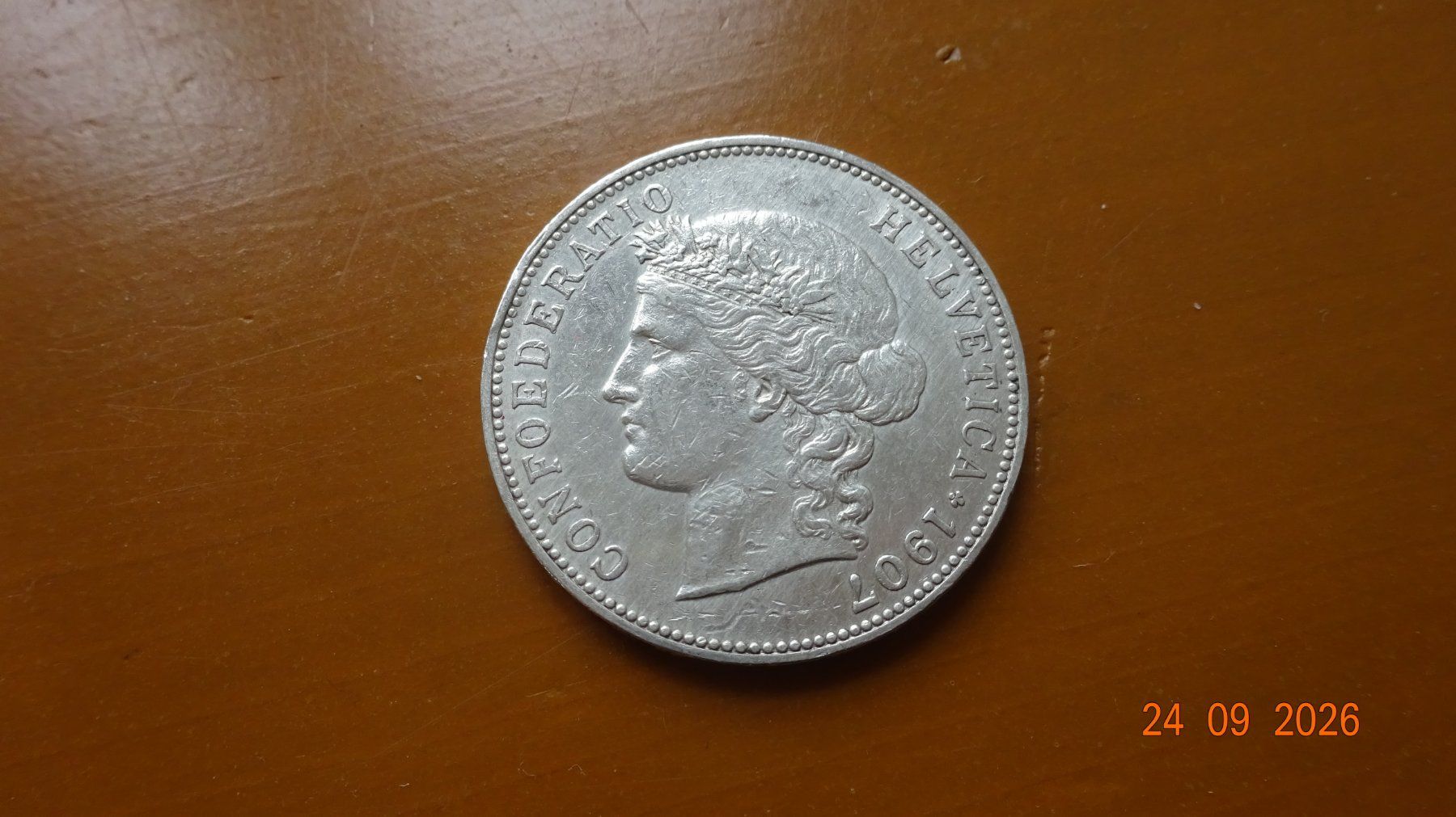Tutti le monete: 5 Fr 1907 Frauenkopf – Usato da Bassecourt venduto da maxibog