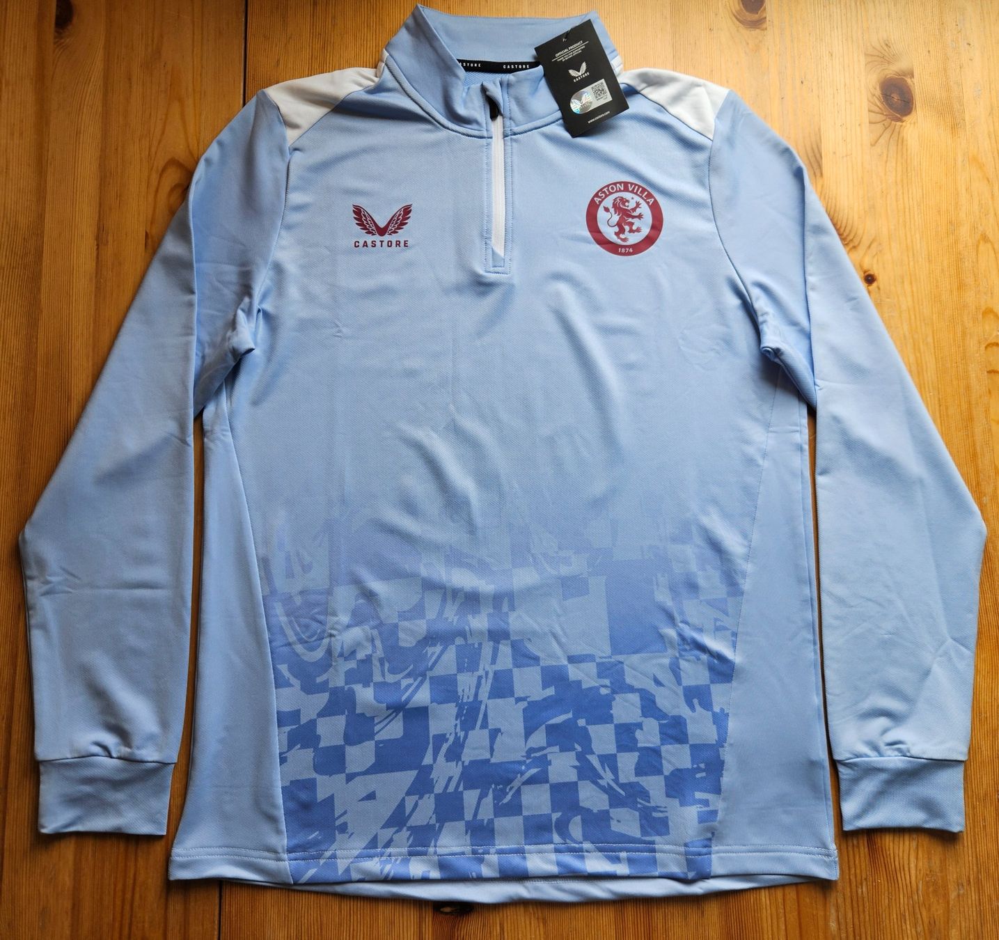 Canottiere & Pantaloni: Aston Villa Trainingsoberteil Castore Gr. M NEU Birmingham – Nuovo (secondo la descrizione) da Hägglingen venduto da United-Village-Trade