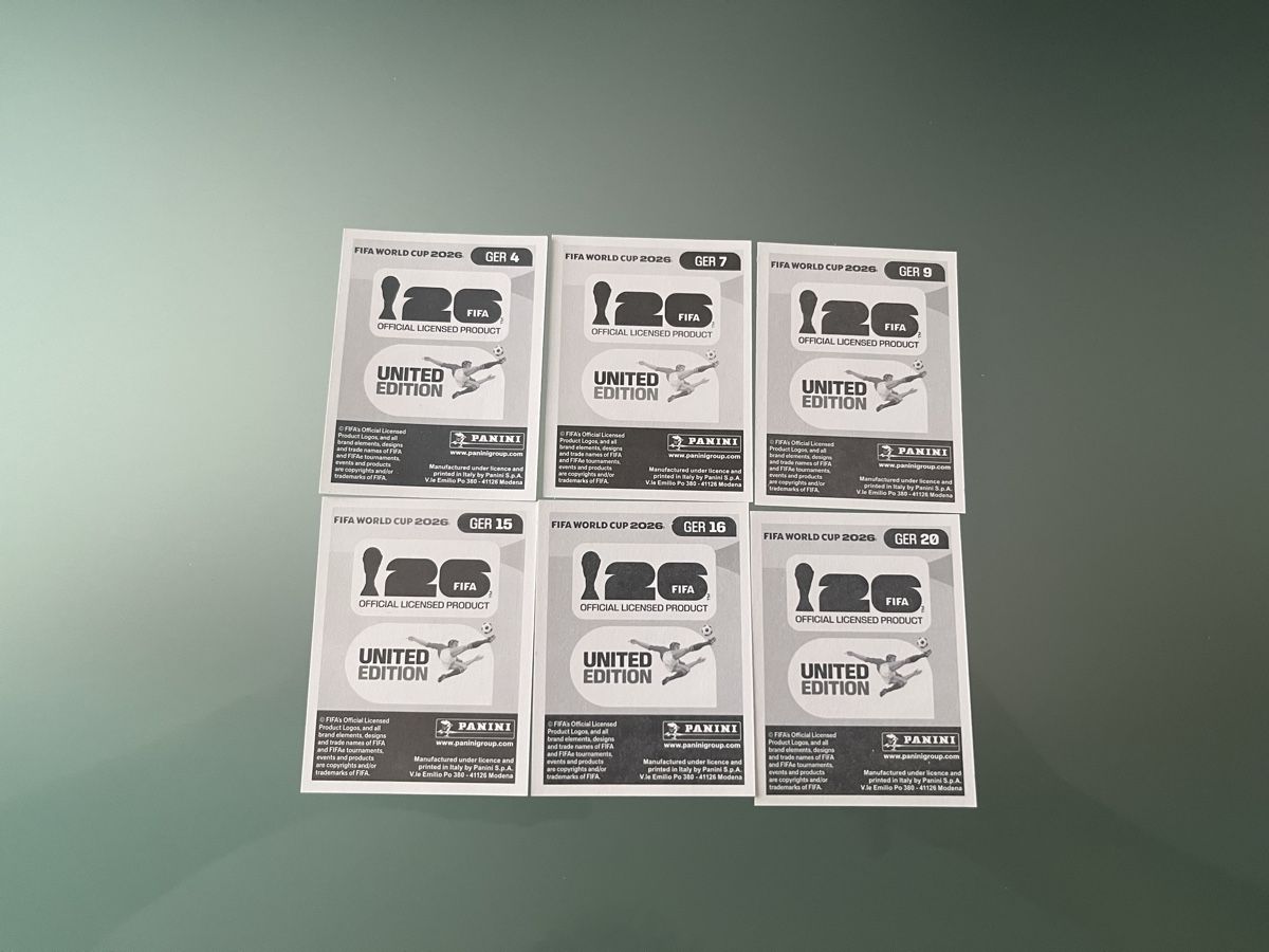 Panini Carte collezionabili: Paninis, 59 stickers, groupes E & F – Nuovo (secondo la descrizione) da Corgémont venduto da dam_8lw7