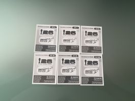 Paninis, 59 stickers, groupes E & F