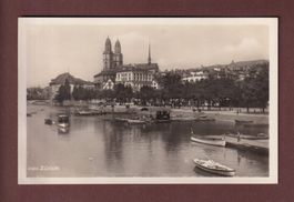 ZÜRICH - Teilansicht mit Grossmünster - 1932