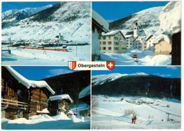 Obergesteln - 4 Bild AK