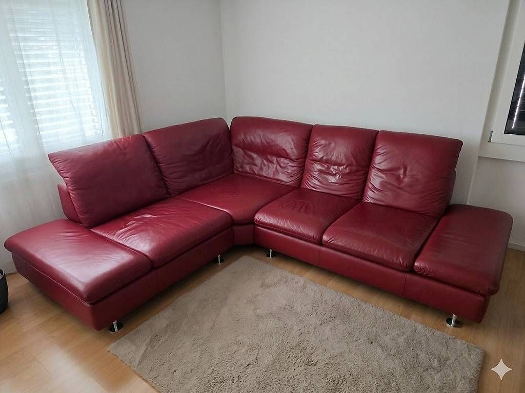 Sofas: Echt Leder Sitzecke – D'occasion à Seftigen par Ben_1980_Appel