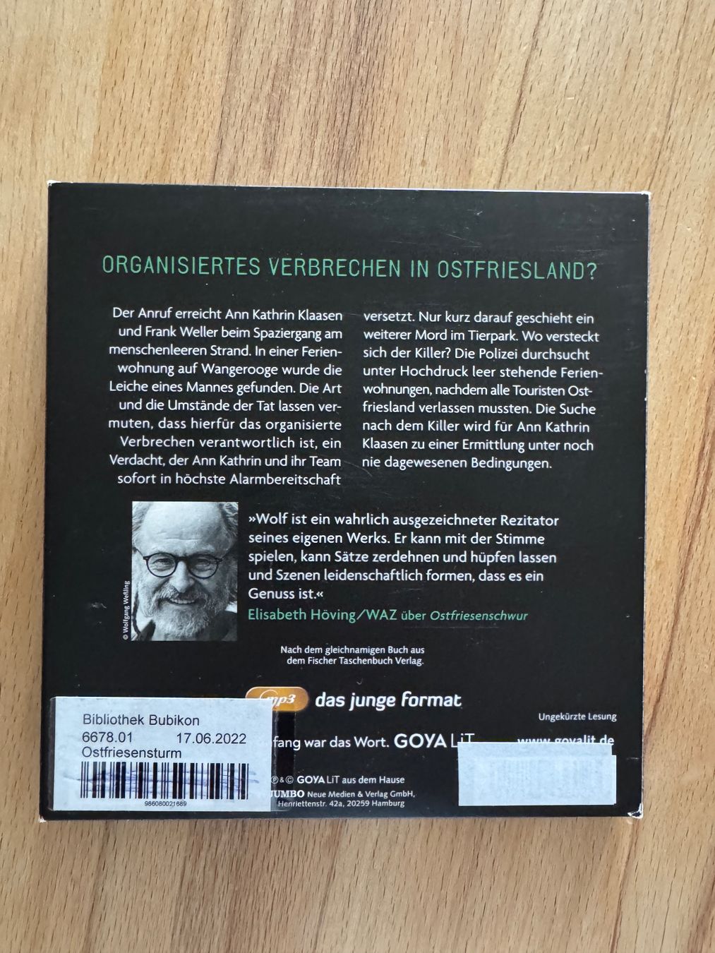 Audiolibri: Klaus Peter Wolf: Ostfriesen Sturm – Usato da Hombrechtikon venduto da Dokmasa 1