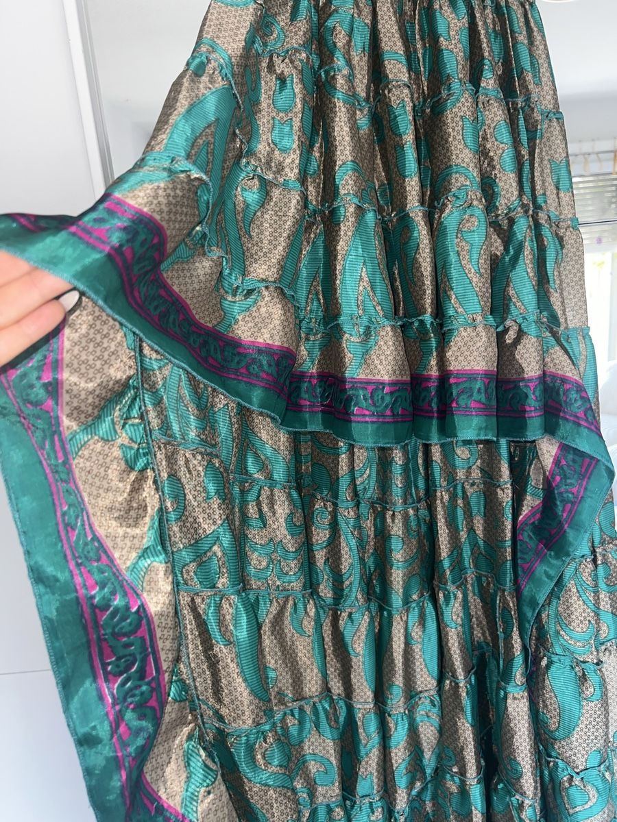 Vestiti: •LUXURIÖSES SEIDEN-MAXIKLEID BOHO CHIC• – Nuovo (secondo la descrizione) da Effretikon venduto da Briga.S. 1