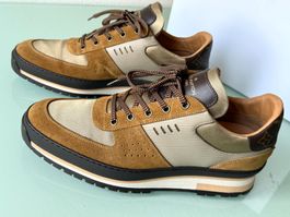 LOUIS VUITTON Harlem Hikin Beige Wildleder Low Sneakers 44.5