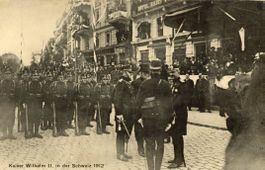 Kirchberg  SG  -  Kaiser Wilhelm II in der Schweiz   um 1912