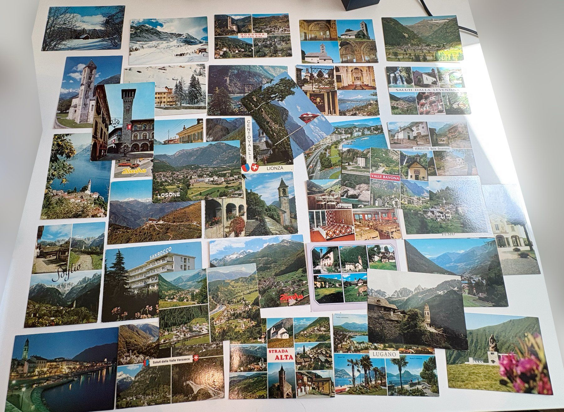 Ansichtskarten: TICINO POSTCARD LOT – Gebraucht aus Riva san vitale von abd_p86k