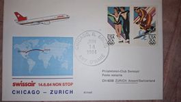Swissair Chicago - Zürich 14.06.1984
