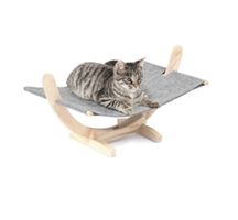 IDOMYA Hängematte grau für Katzen