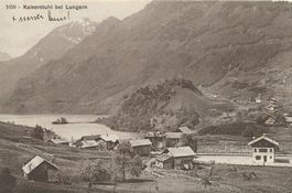 Kaiserstuhl Bürglen OW Bahnhof Brünigbahn Lungernsee ca.1910