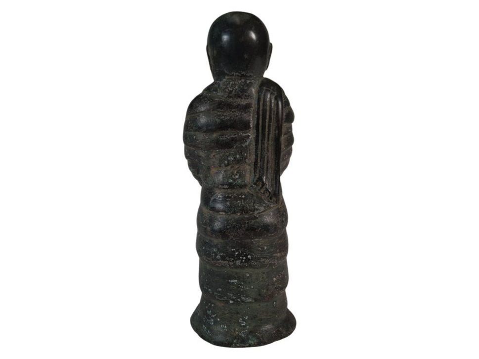 Sculture & Statue: Buddhistische Mönchsfigur mit Topf – Usato da Wil SG venduto da Restwert_Wil 3