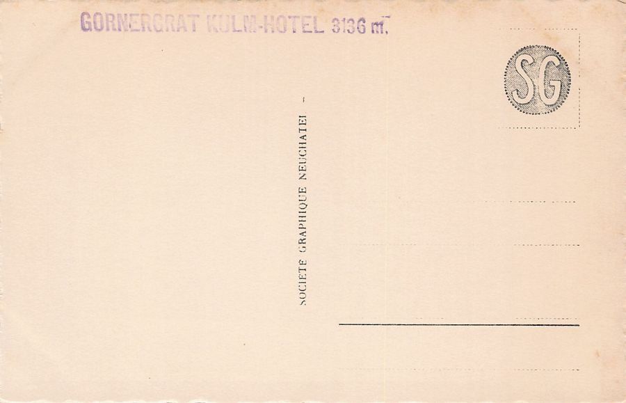 Cartoline postali: ALPIN: Gornergletscher, Breithorn, mit Stempel – Usato da Frauenfeld venduto da POML 1