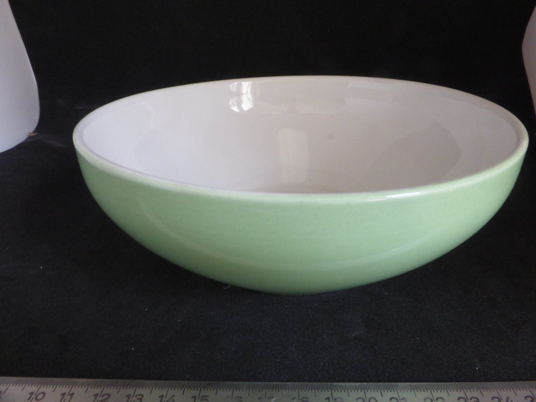Rössler Coupes: Rössler saladier couleur "vert pastel et blanc" 17cm – D'occasion à Porrentruy par Kim017 6