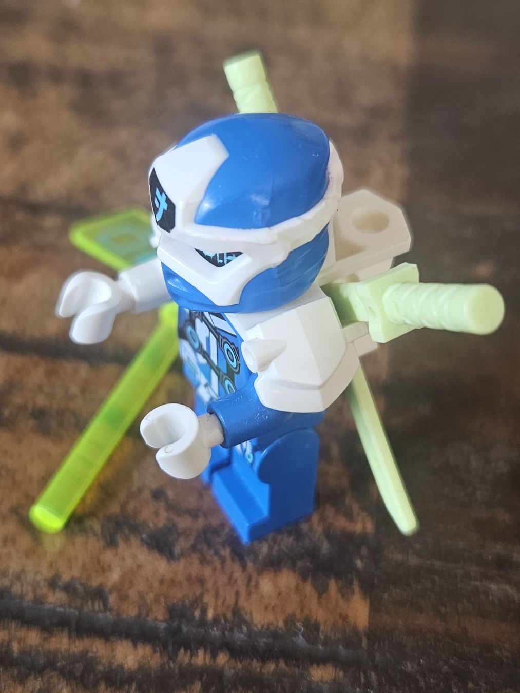Lego Kit di costruzioni: lego figurine ninjago njo0563 Jay - Digi Jay, – Usato da Confignon venduto da Ecrofigs 3